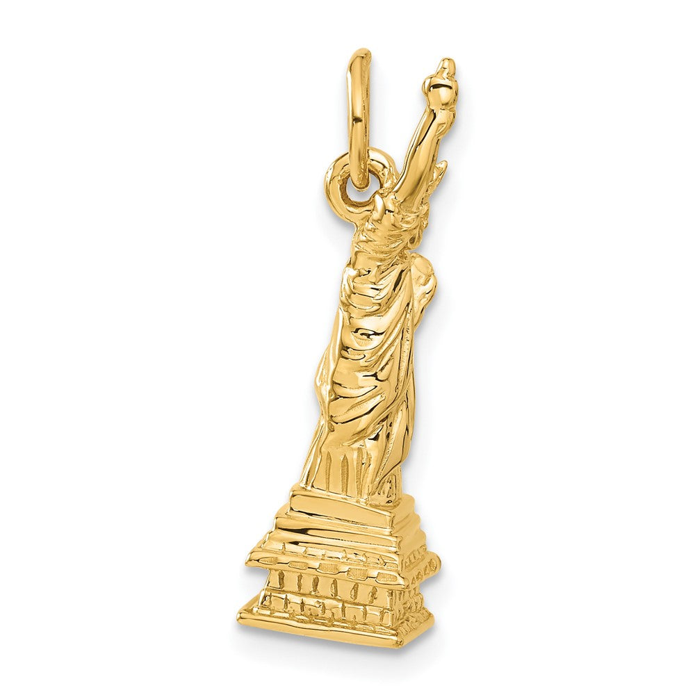 14k 3D Statue Of Liberty Charm