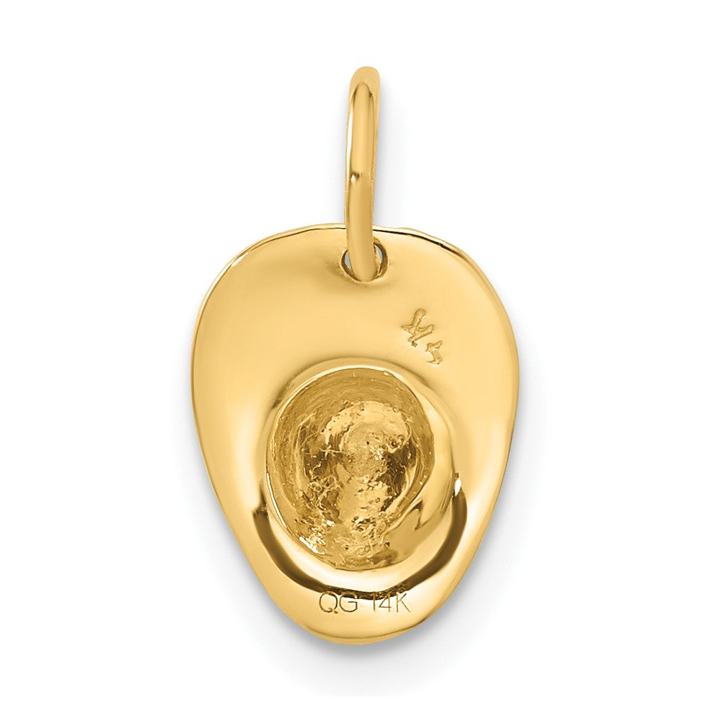 14k 3D Fireman's Hat Charm