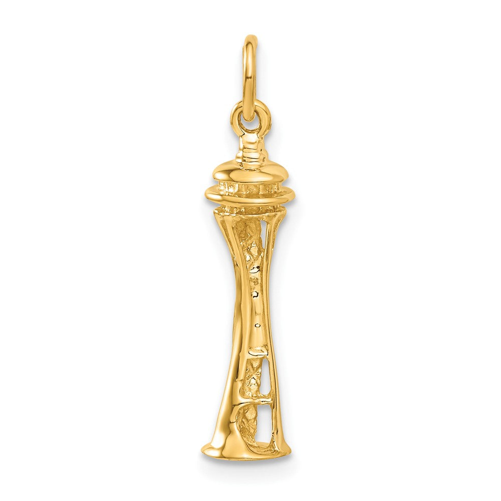 14k 3D Space Needle Charm