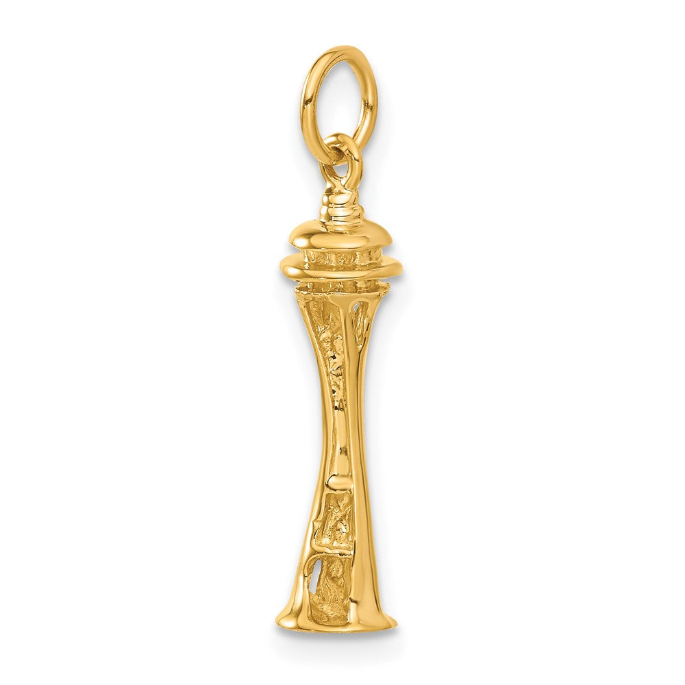 14k 3D Space Needle Charm