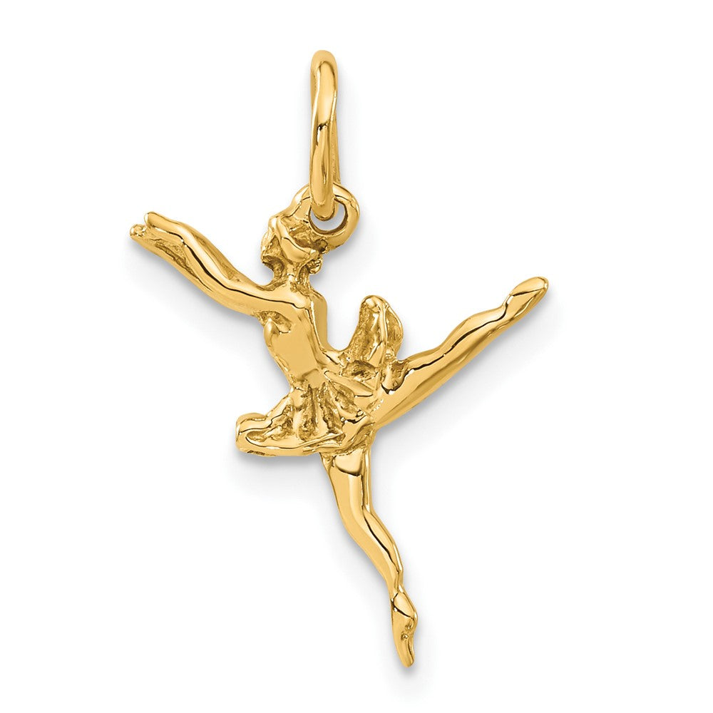 14K 3D Ballerina Charm