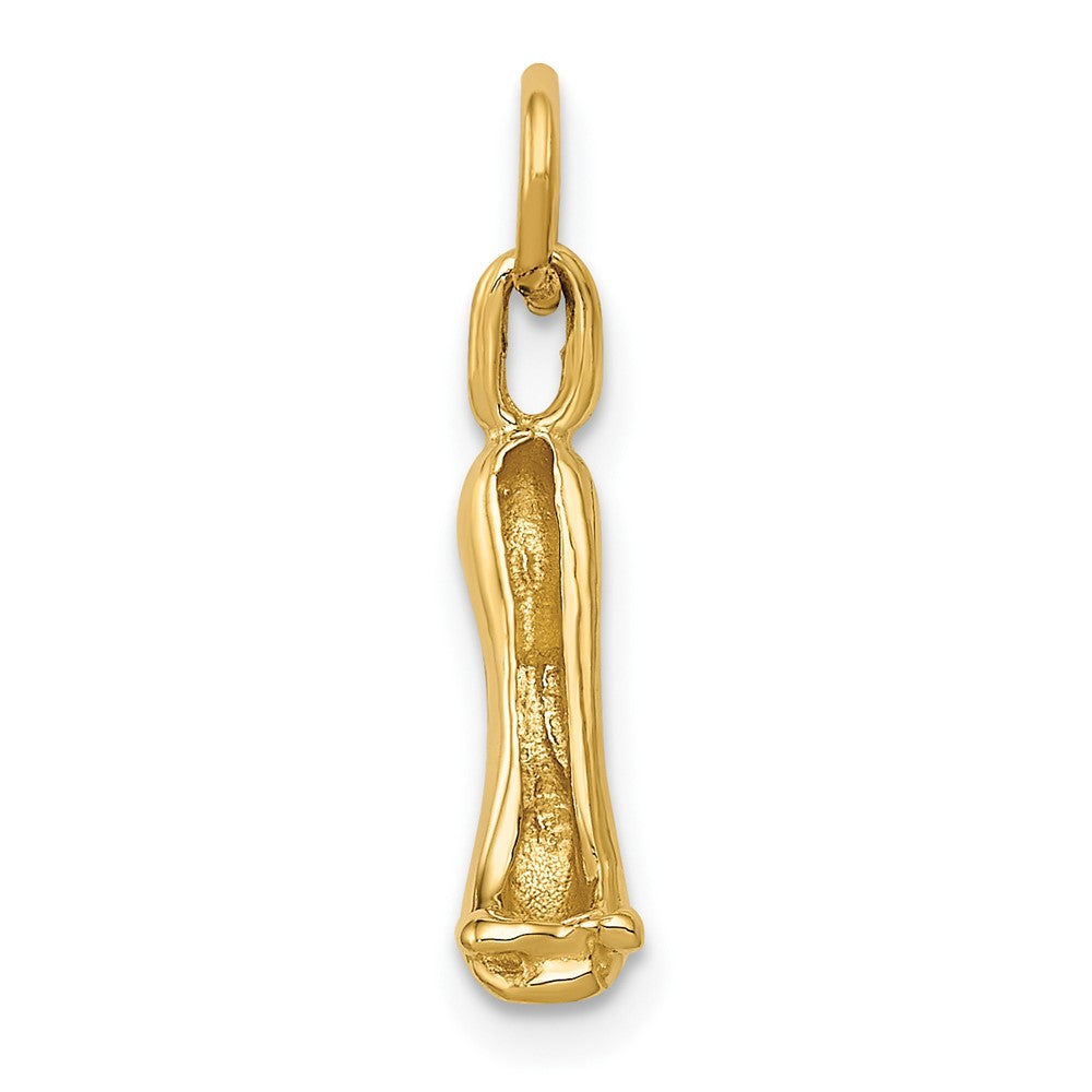 14K 3D High heel shoe Charm