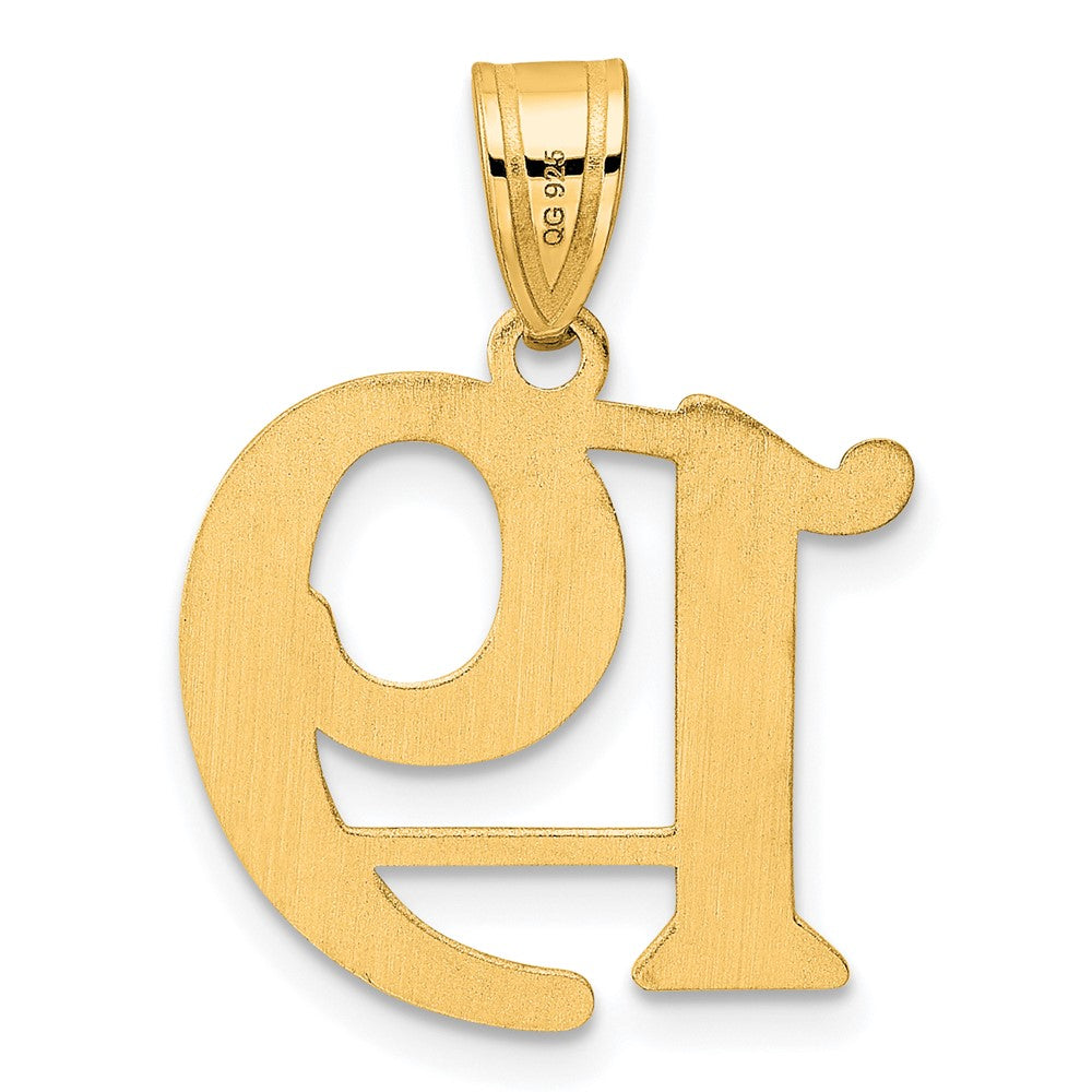 14k Polished Number 19 Pendant