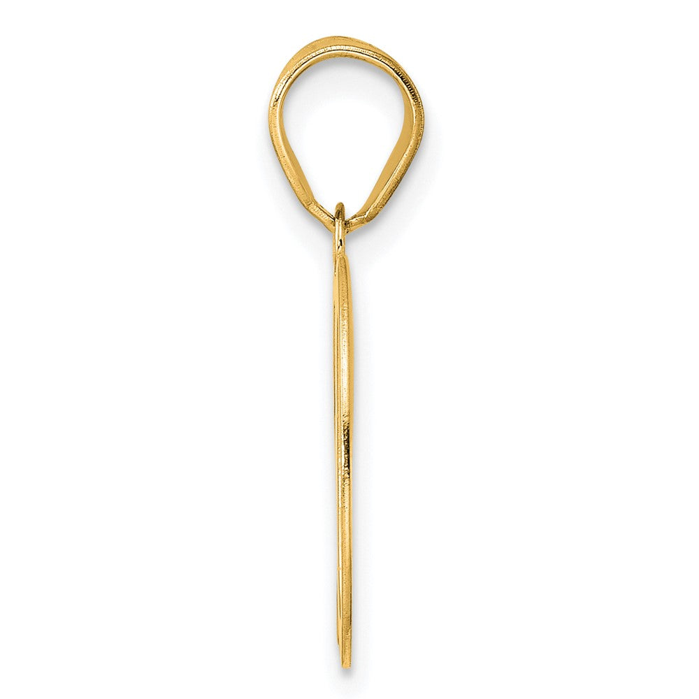 14k Polished Number 20 Pendant
