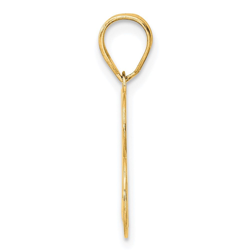14k Polished Number 23 Pendant