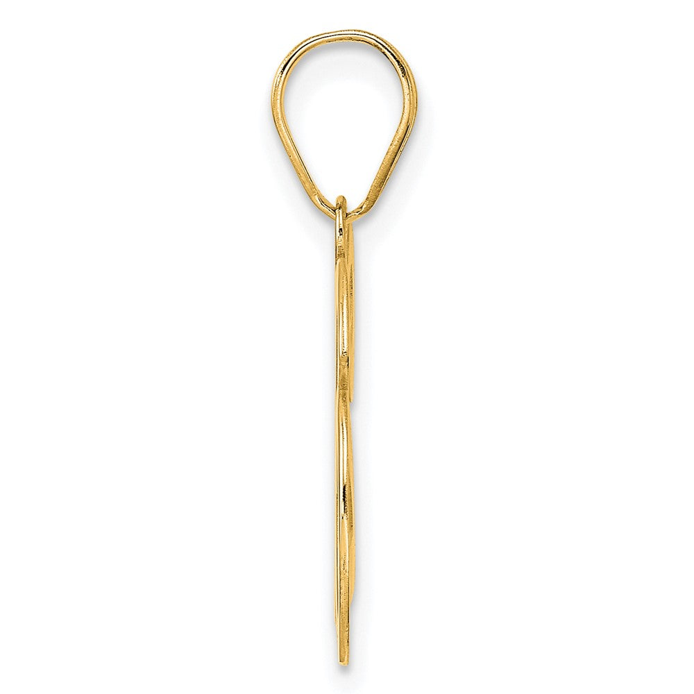 14k Polished Number 26 Pendant