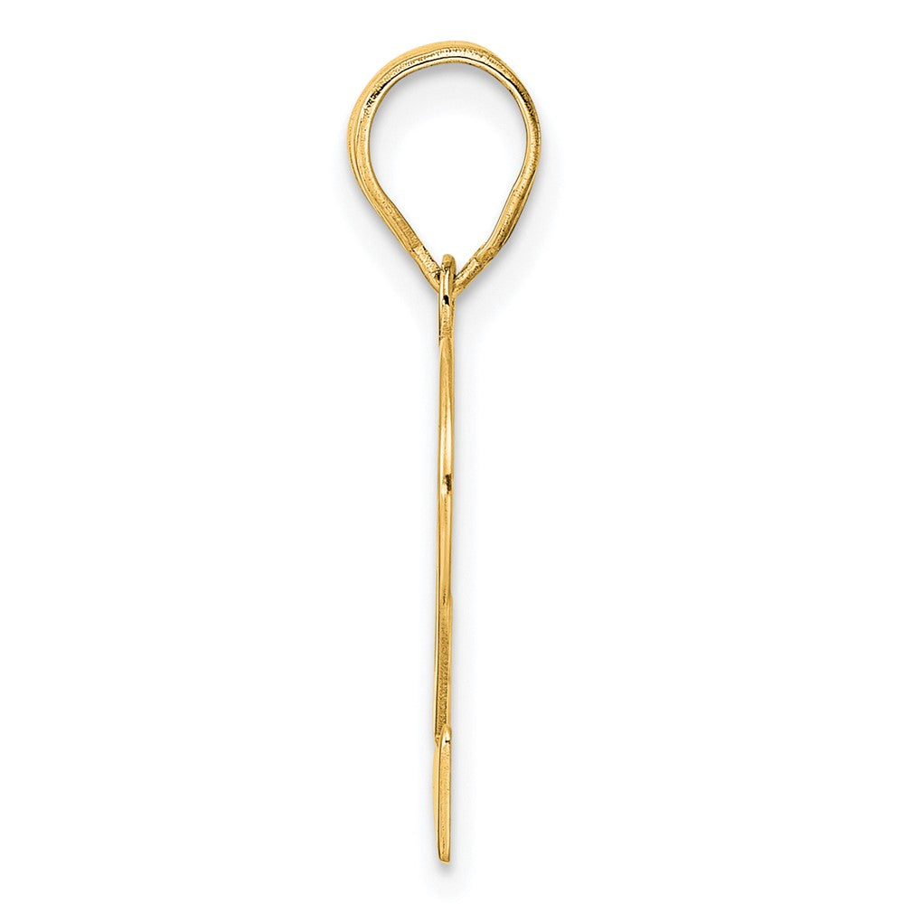 14k Polished Number 32 Pendant