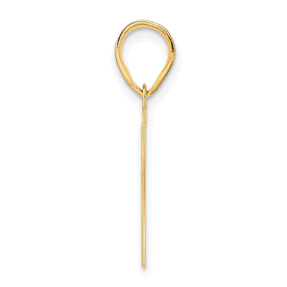 14k Polished Number 47 Pendant