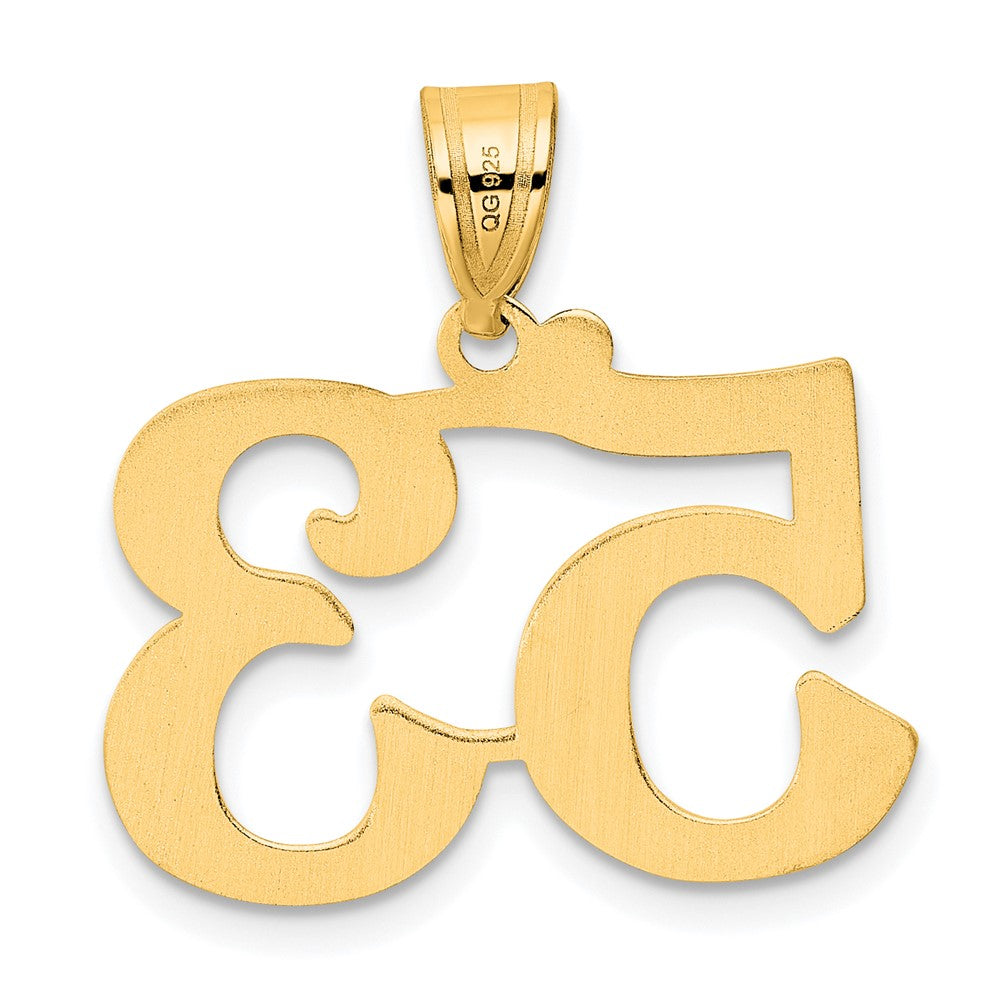 14k Polished Number 53 Pendant
