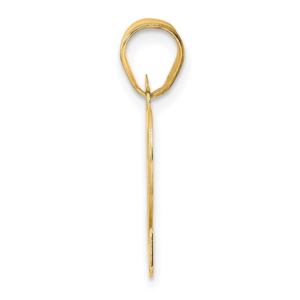 14k Polished Number 82 Pendant