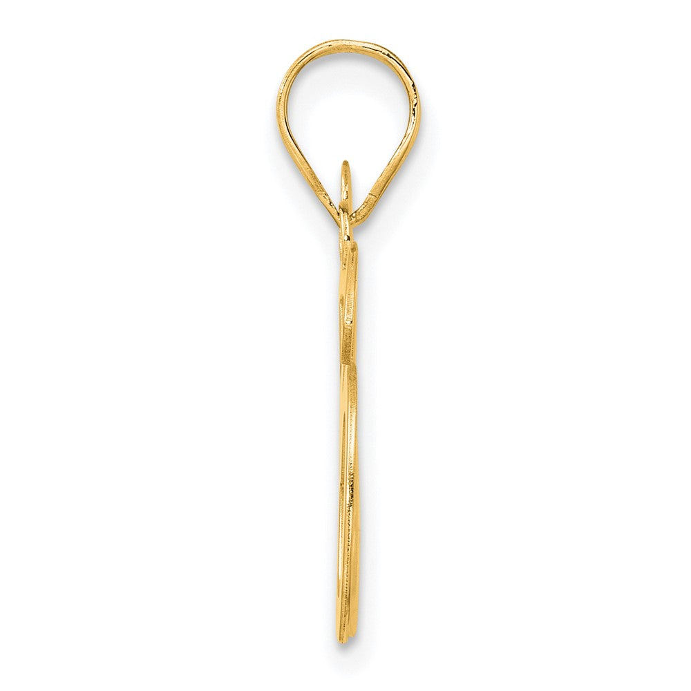 14k Polished Number 86 Pendant