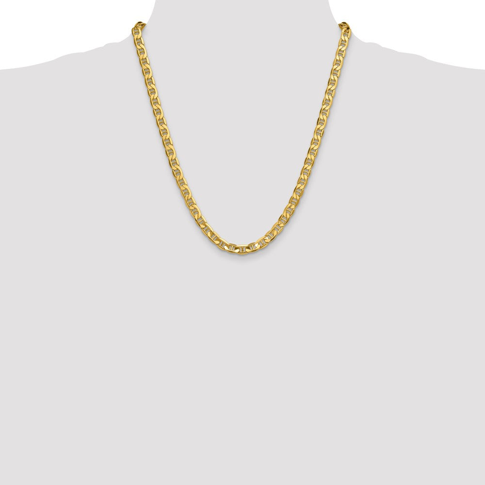 14k 7.0mm Semi-Solid Anchor Chain