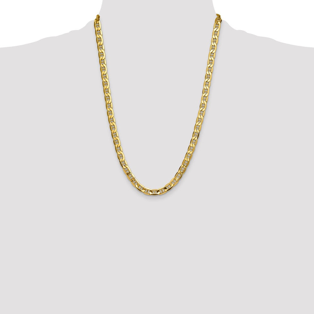 14k 8.25mm Semi-Solid Anchor Chain