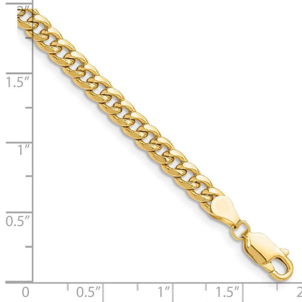 14k 4.5mm Semi-Solid Miami Cuban Chain