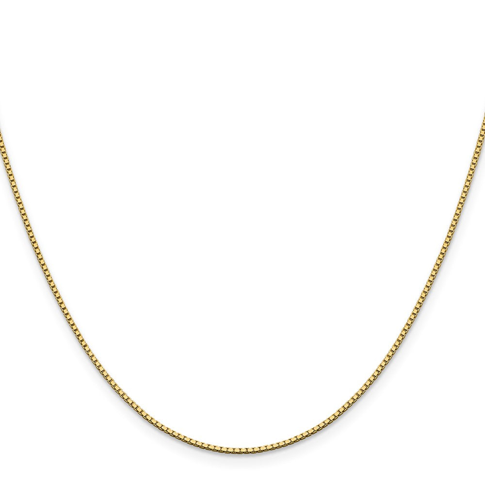 14K 26 inch 1.05mm Box with Lobster Clasp Chain