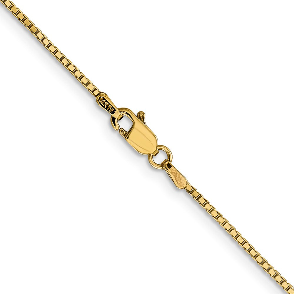 14K 26 inch 1.05mm Box with Lobster Clasp Chain