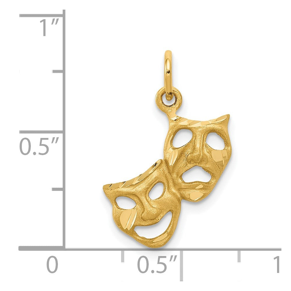 14k Comedy/Tragedy Charm