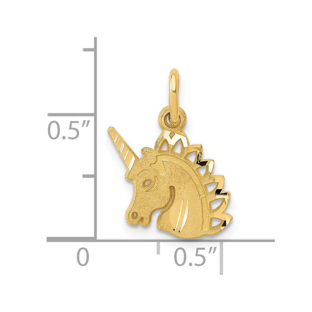 14k Unicorn Charm