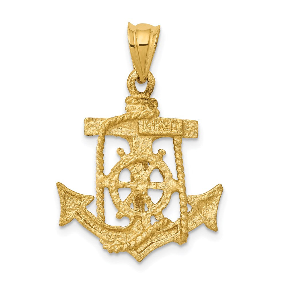 14k Mariners Cross Pendant