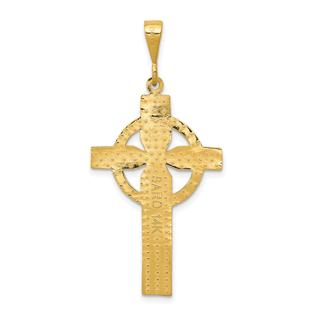 14k Celtic Cross Pendant