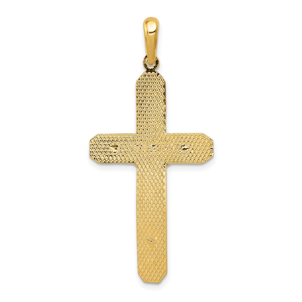 14k Polished Crucifix Pendant
