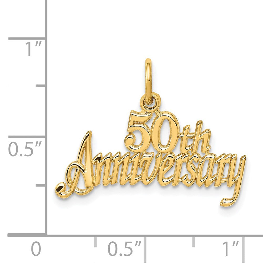 14k 50th ANNIVERSARY Charm