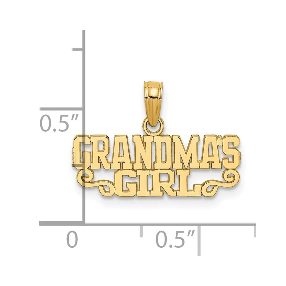 14k GRANDMA'S GIRL Charm