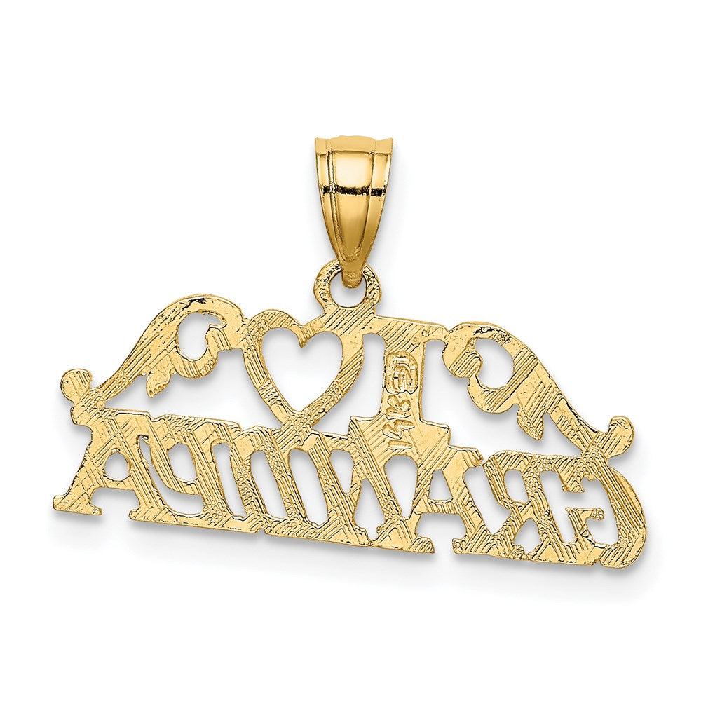 14k I HEART GRANDPA Charm