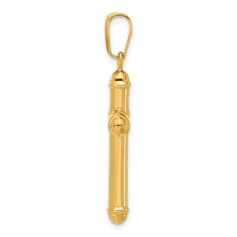 14K Polished Cross Pendant
