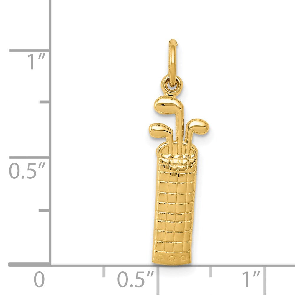 14k Golf Bag Charm