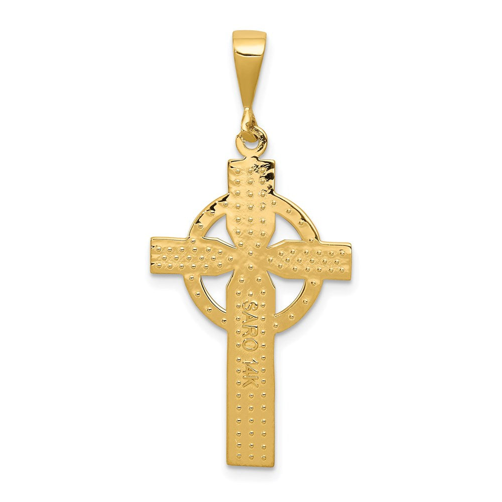 14k Celtic Cross Pendant