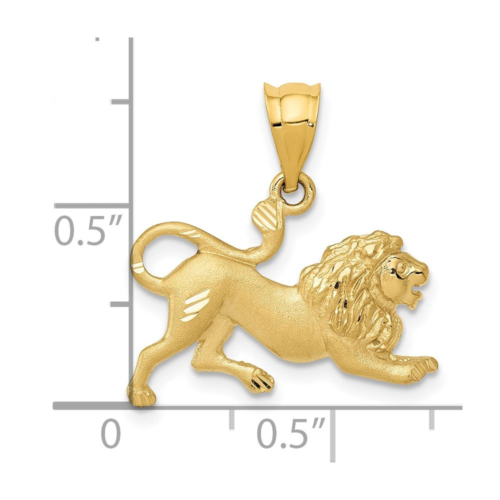 14k Lion Charm