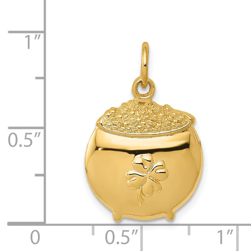 14k Pot of Gold Charm
