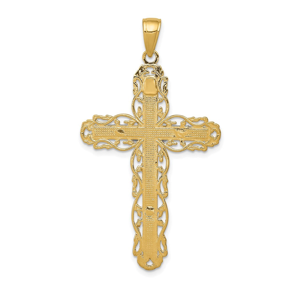 14k Crucifix Pendant