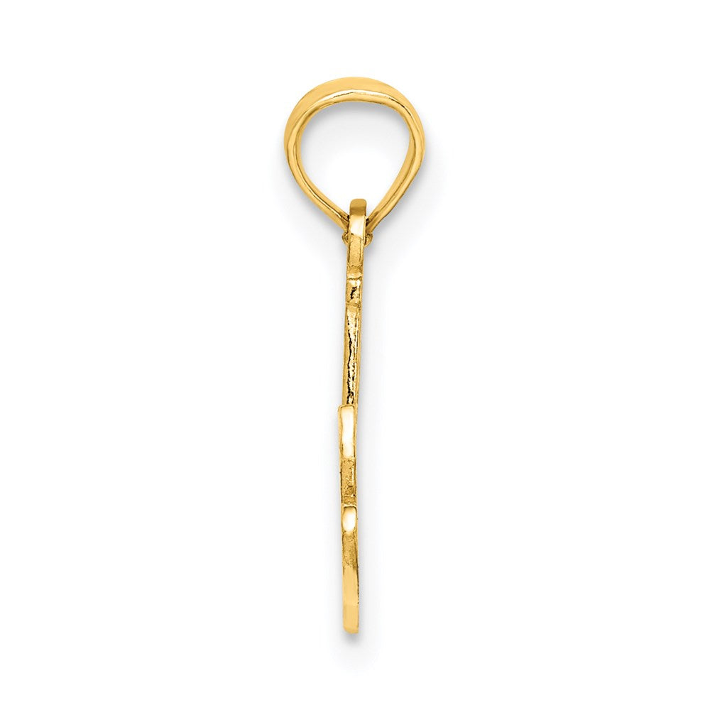 14K #1 NANA Script Charm
