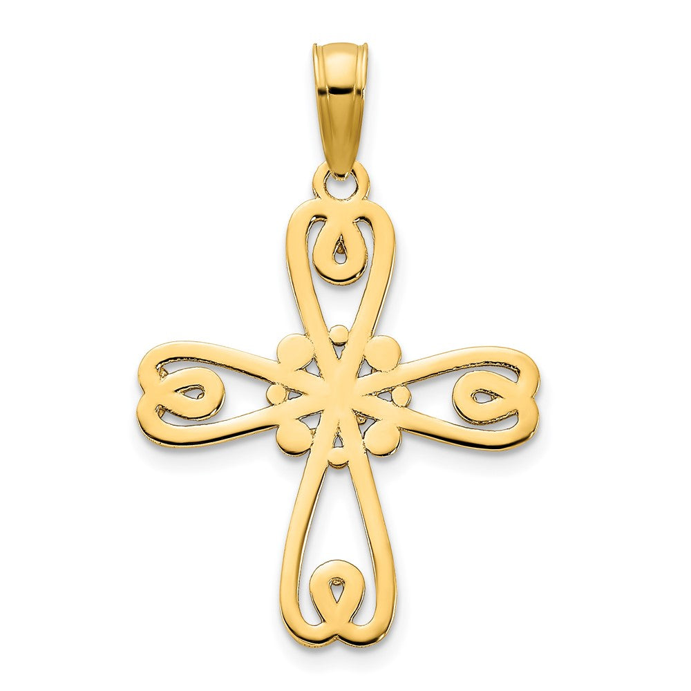 14k Cross Pendant