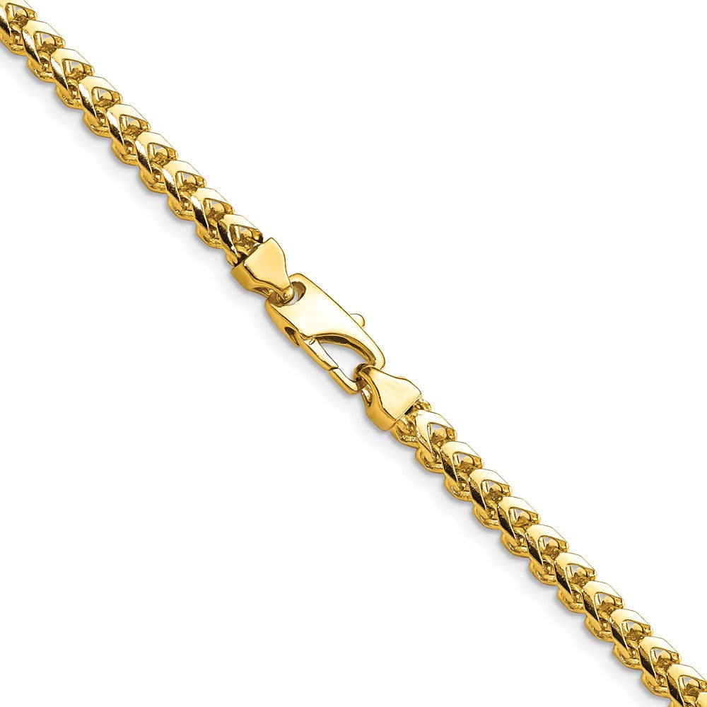 14K 26 inch 3.7mm Franco with Fancy Lobster Clasp Chain