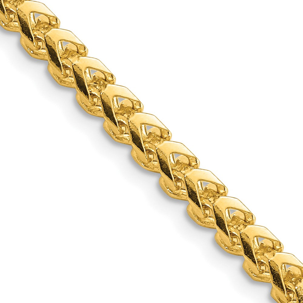 14K 26 inch 3.7mm Franco with Fancy Lobster Clasp Chain