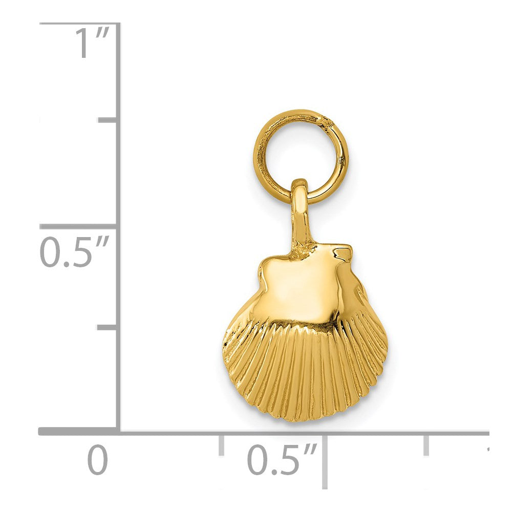 14k Seashell Pendant
