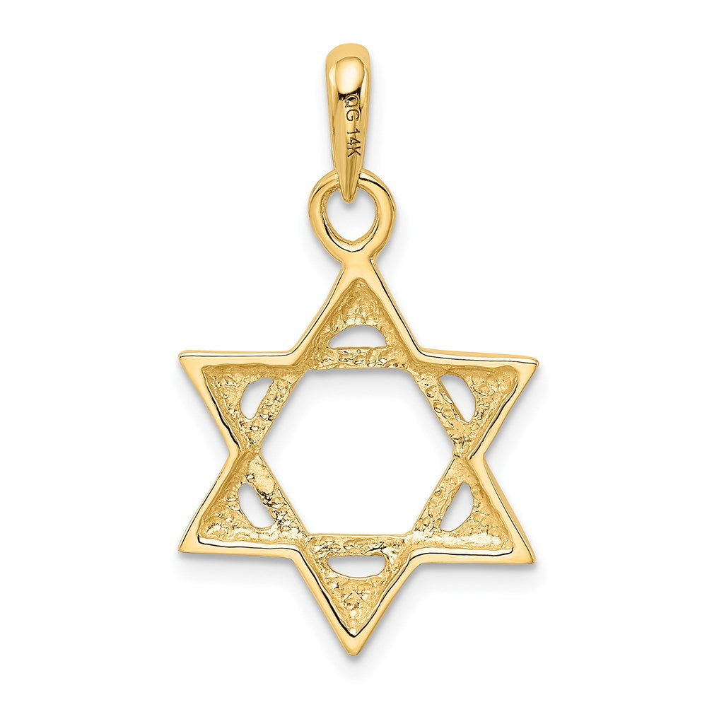 14k Star of David Pendant