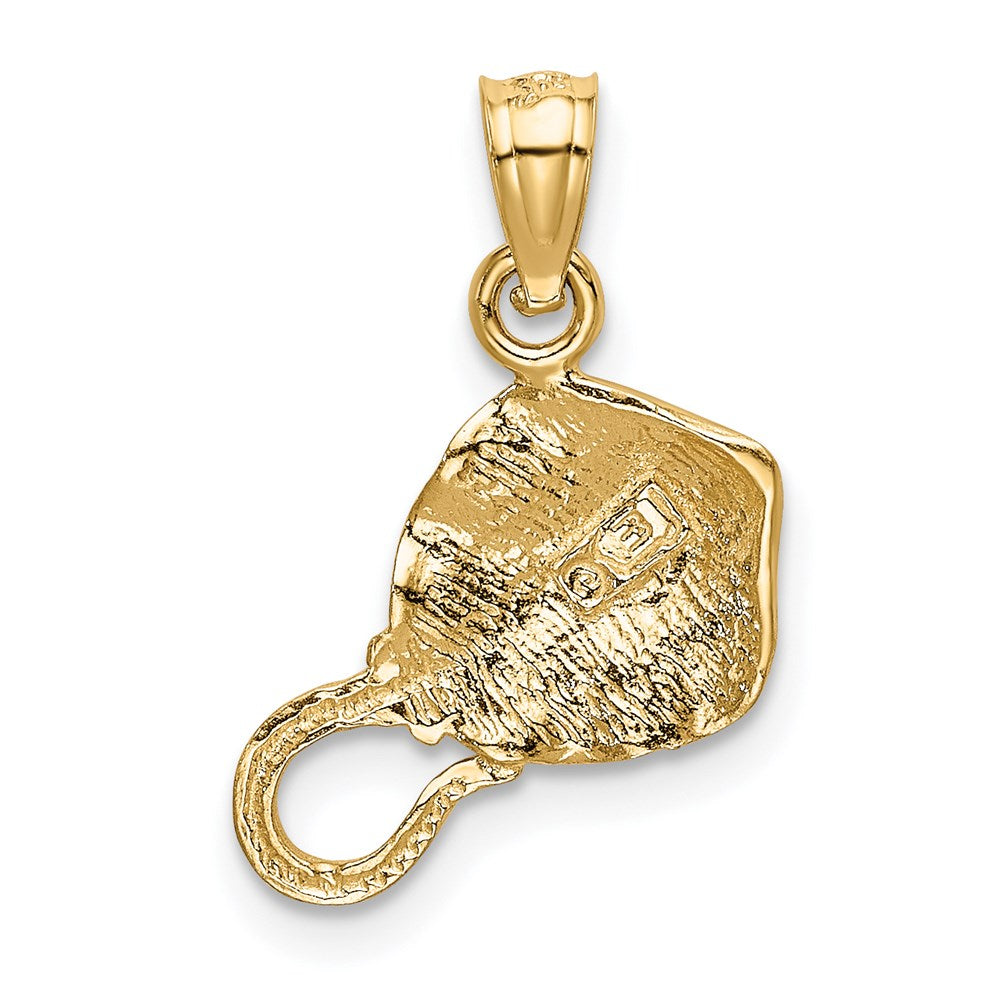 14K Stingray Pendant