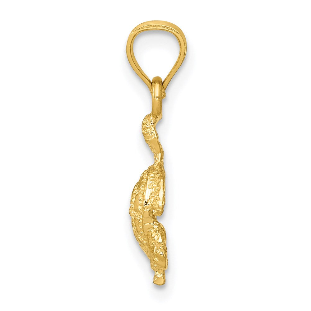14K Turtle Pendant