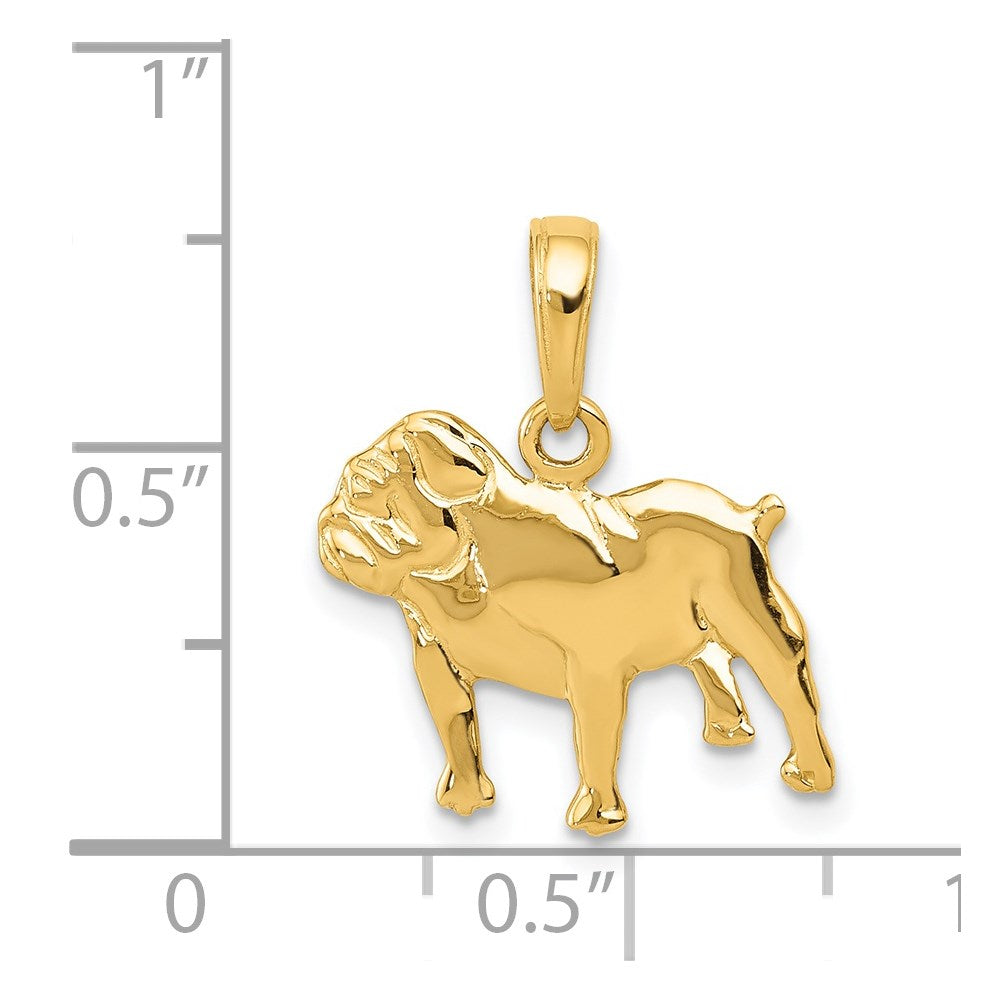 14k Bulldog Charm
