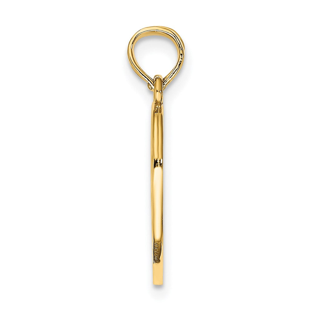 14k Break-Apart KEEP WATCH BETWEEN Heart Charm