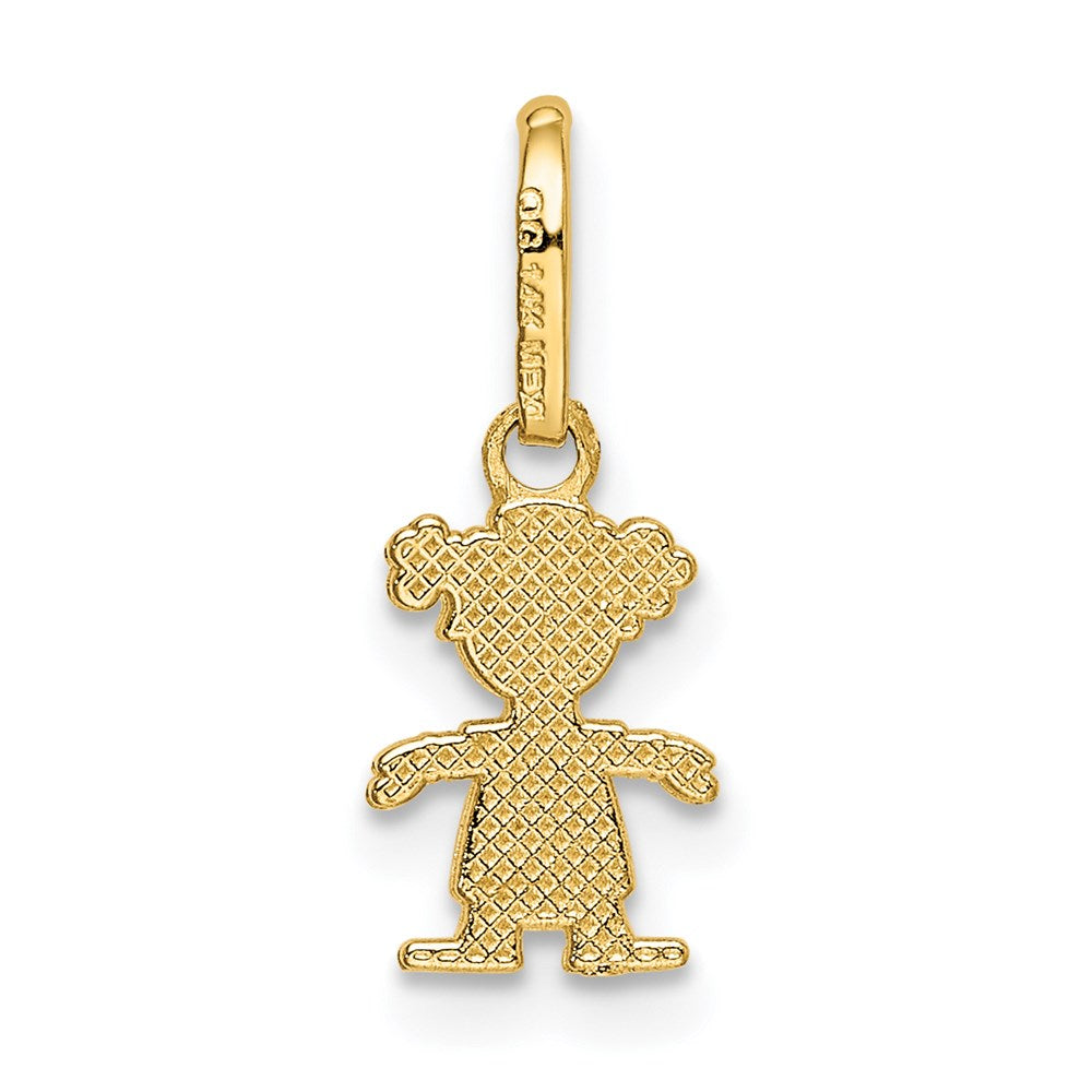 14k Polished Little Girl Pendant