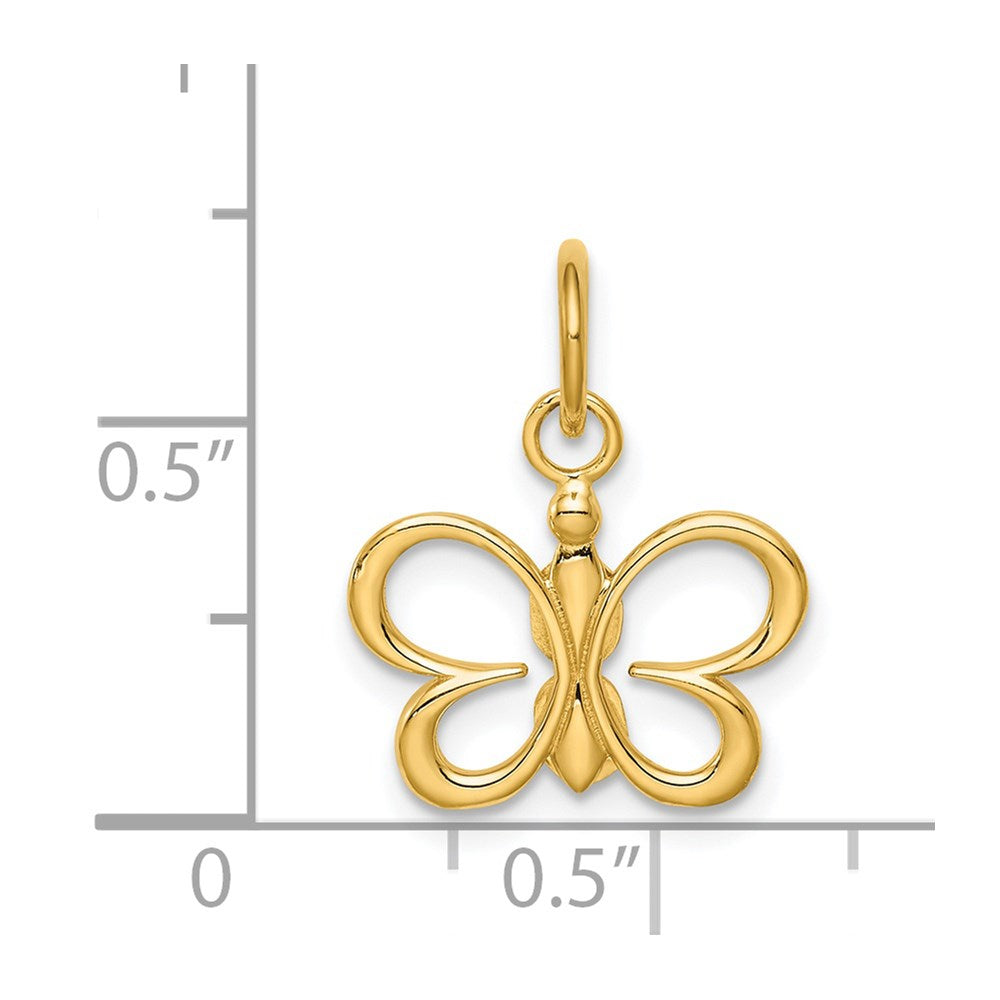 14k Butterfly Pendant