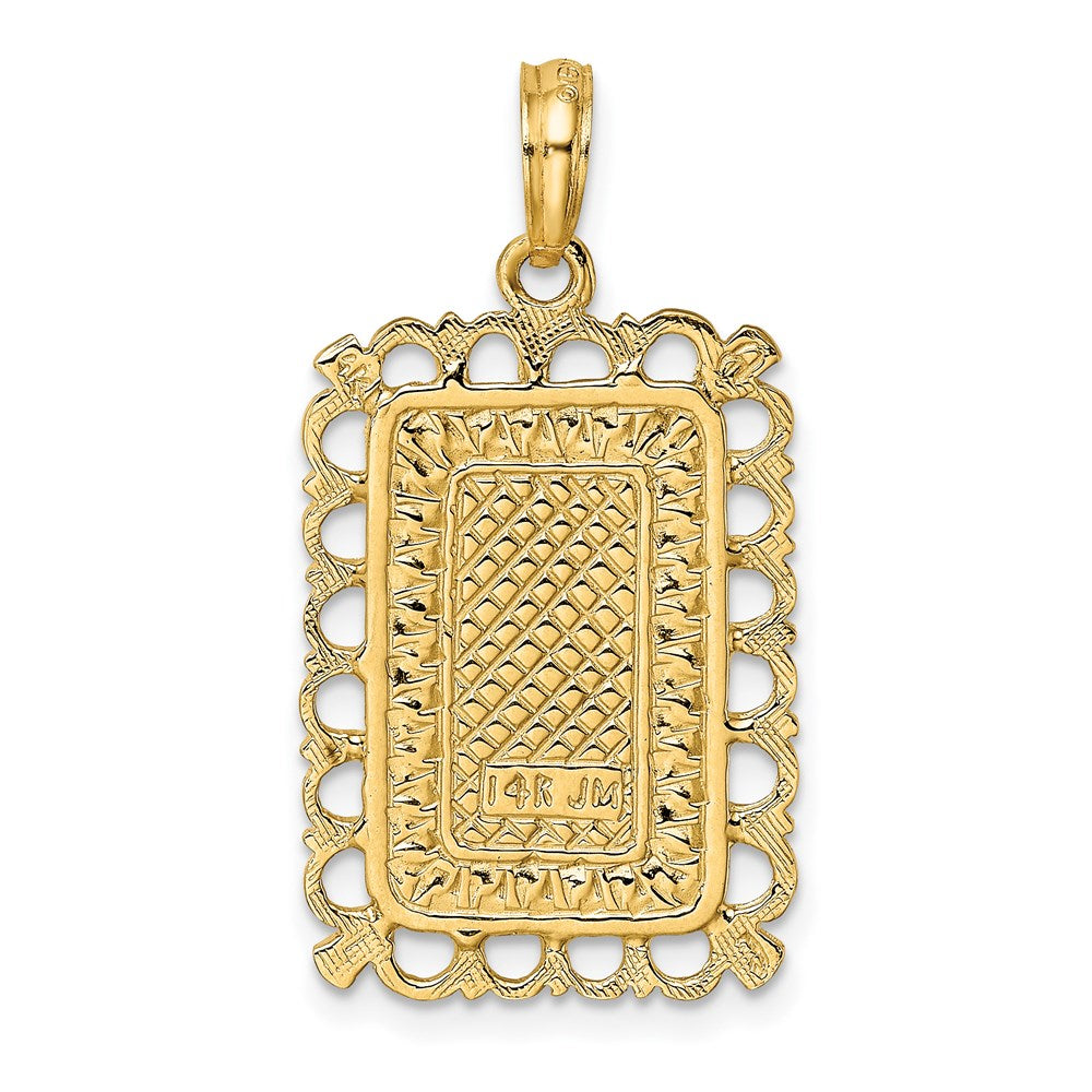 14K King Playing Card Charm