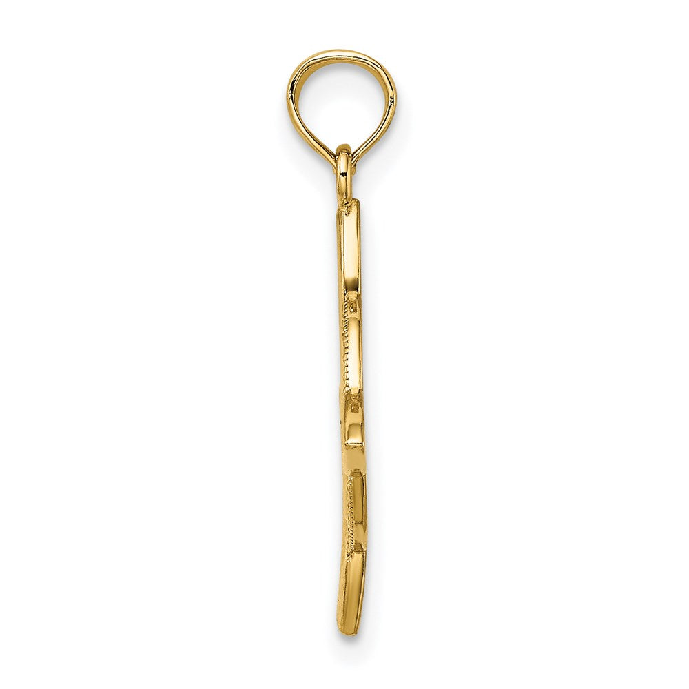 14k Small Celtic Eternity Knot Charm