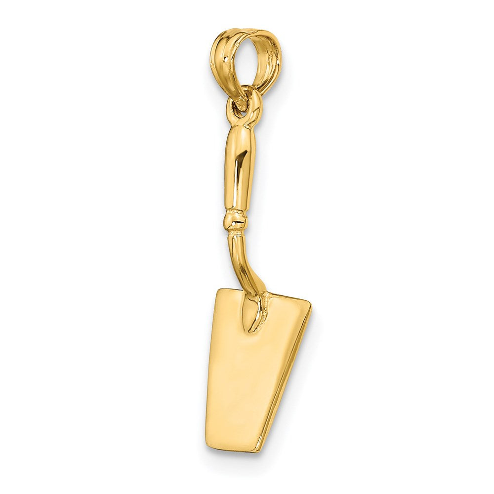 14K 3-D Concrete Tool Spatula Charm