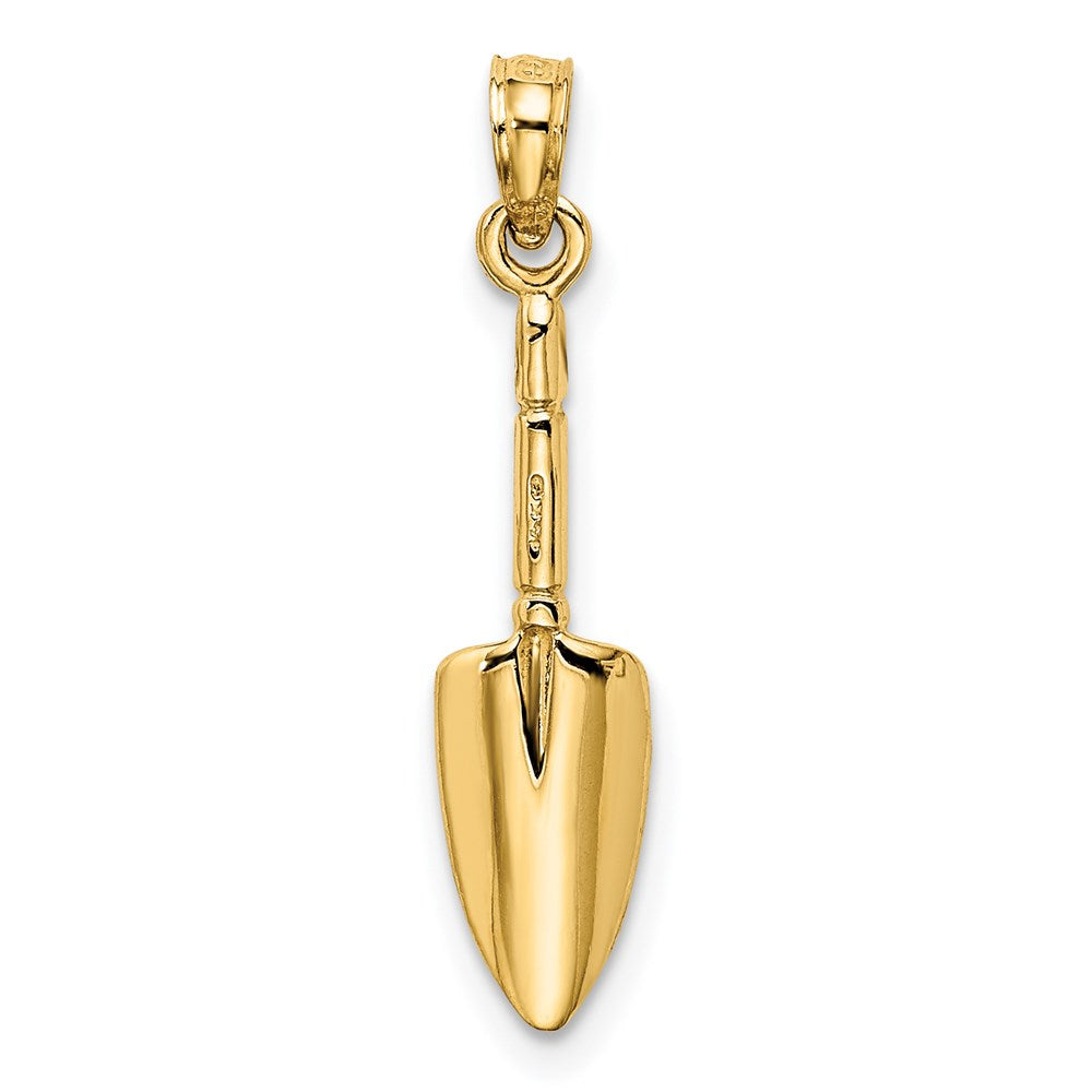 14K 3-D Trowel Garden Tool Charm